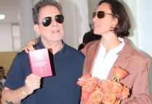 Andrés Calamaro y Natalí Franco se casaron: las románticas fotos en el Registro Civil