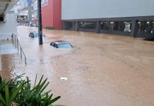 Inundaciones y caos vial en el sur de Brasil tras las intensas lluvias