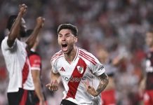 Montiel le dio el triunfo a River en una noche complicada ante Instituto