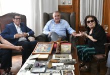 Jaldo se reunió con representantes de la Fundación Museo Casa Gobernador Riera