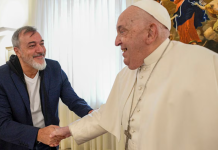 El Papa Francisco se reunió con el secretario general de ATE en el Vaticano