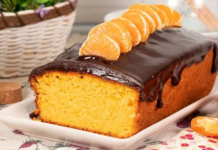 ¿Cómo hacer en 5 pasos budín de mandarina y chocolate para la merienda?