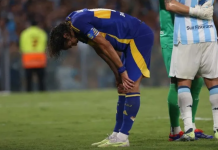 Cavani fue desafectado en Boca por un dolor en la espalda y no juega ante Independiente Rivadavia