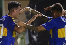 Un opaco Boca doblegó a Banfield en el final y llega entonado a la Libertadores