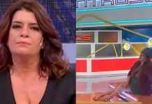 Andrea Taboada vivió un mal momento al aire y preocupó a sus compañeros: “Necesito un médico”