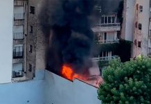 Se prendieron fuego dos departamentos de un edificio en Palermo y una mujer resultó herida