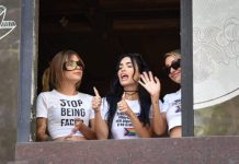 Lali Espósito y María Becerra, presentes en la marcha LGBT+ Antifascismo