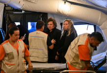 El Presidente Javier Milei viajó a Bahía Blanca
