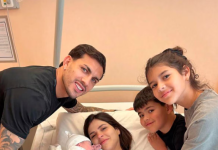 Leandro Paredes anunció la llegada de su tercer hijo junto a Camila Galante: “Bienvenido amorcito”