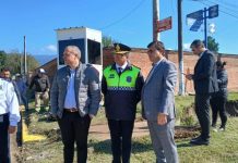 Instalaron dos garitas preventivas de seguridad en Cebil Redondo