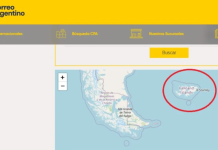 Correo Argentino corrigió un mapa que nombraba «Falkland» a las Malvinas