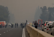 Un devastador incendio afecta a Israel