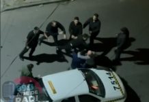 VIDEO: Brutal golpiza de seis patovicas contra dos jóvenes en un pub de Maipú al 700