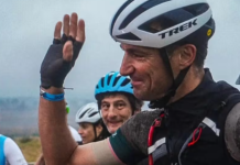 Lionel Scaloni participó de una carrera de mountain bike en Córdoba y tuvo un gran gesto antes de la largada