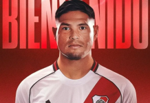 River presentó a Maximiliano Salas como su primer refuerzo
