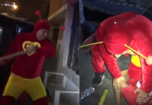 Un policía disfrazado de El Chapulín Colorado capturó a una banda narco