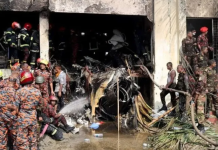 Bangladesh: avión militar se estrelló y dejó más de 27 muertos