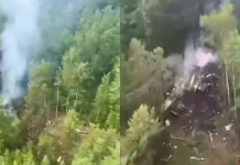 Un avión con 49 personas a bordo se estrelló en una zona remota de Rusia