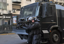 La marcha de jubilados nuevamente tuvo incidentes