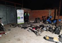 Desmantelan un desarmadero ilegal y secuestran motopartes
