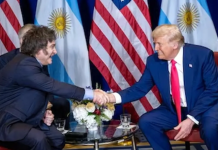 Diagraman la primera reunión bilateral entre Javier Milei y Donald Trump
