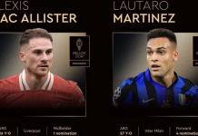Balón de Oro 2025: Mac Allister y Lautaro Martínez, los argentinos nominados al Balón de Oro 2025