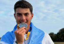 ASU2025: el tucumano Joaquín Cisneros obtuvo medalla plateada en Trap Masculino