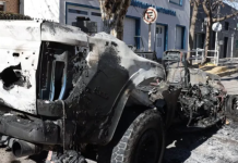 Un encapuchado prendió fuego una camioneta valuada en más de $100 millones: descubrieron que es de Marcos Rojo