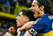 Merentiel y Cavani le dieron el triunfo a Boca ante Banfield