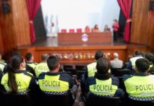Capacitaron a policías de la División de Prevención