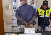 Tafí Viejo: Fue sorprendido en la vía pública con ravioles de cocaína
