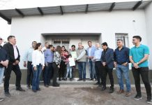 Jaldo inauguró obras y entregó viviendas en Villa Benjamín Aráoz