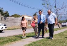 El ministro de Seguridad continúa recorriendo los barrios de la capital