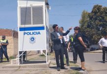 Continúan colocando garitas preventivas en los barrio capitalinos