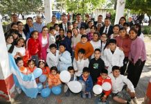 El Gobernador visitó la comuna de Santa Ana