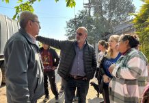 La SAT repara cañería dañada en el barrio Autopista Sur