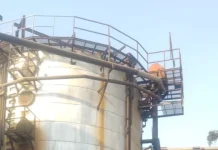 Trece empleados del Ingenio Bella Vista resultaron intoxicados este viernes tras la ruptura de un caño por el que circulaba azufre líquido