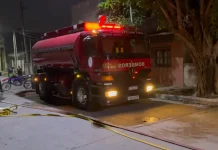 un incendio en una vivienda alertó a los vecinos del Barrio Sarmiento