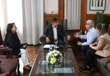 Acevedo recibió a autoridades de CITED