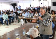 Jaldo mantuvo una reunión de trabajo con delegados comunales de toda la provincia