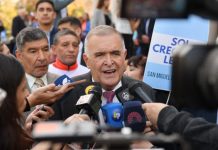 El Gobernador se refirió al apoyo económico de Estados Unidos a la Argentina