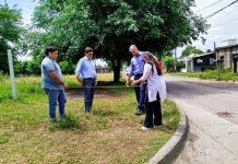 Agüero Gamboa recorrió barrios de la Capital y dialogó con vecinos