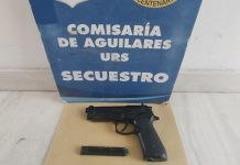 Por una causa de amenazas agravadas secuestran una pistola de aire comprimido 21