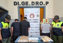 Aprehenden a tres personas y secuestran cocaína y un revólver