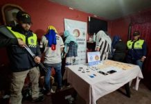 Allanan una vivienda con reiteradas causas por venta de drogas