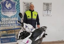 La Policía recuperó una moto robada durante la madrugada