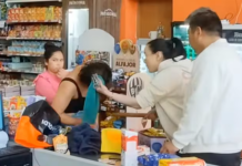 La cajera de un supermercado agarró de los pelos y golpeó con un palo a una ladrona que quiso robar