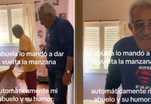Su esposa le pidió que “diera una vuelta a la manzana” y él la sorprendió con un ingenioso chiste