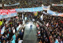 Jaldo encabezó un acto ante más de 15 mil personas en Concepción