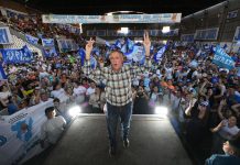 Jaldo encabezó un masivo acto en Central Norte
